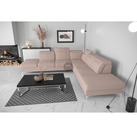 NAROŻNIK ROZKŁADANY OSLO MAX 295x295 - prawa , Wybierz własny kolor - Zapisz swój wybór - Galeria tkanin poniżej