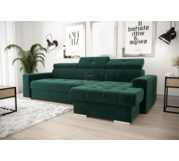 NAROŻNIK Z FUNKCJĄ SPANIA MARGO 160x250 - prawa , Wybierz własny kolor - Zapisz swój wybór - Galeria tkanin poniżej