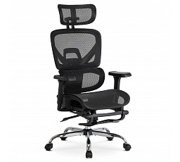 Fotel Obrotowy KAIR Ergonomiczny Czarny