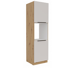 Kuchyňská skříň pro vestavnou troubu SOLEA - 60 DPS-210 2F, Dub Artisan/Kašmír