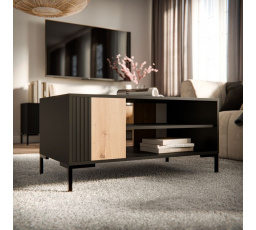 MERCI dohányzóasztal, fekete/artisan