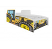 TRACTOR YELLOW ágy matraccal 140x70 Sárga