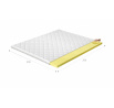 Topper Visco 200x200 Hipoalergiczny pokrowiec Microfibre