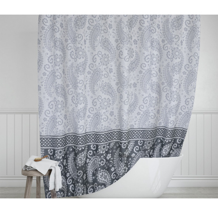 Koupelnový závěs šedý kašmír