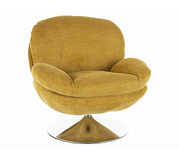 Forgó szék BRIGITTE BREGO, Curry 68/Króm