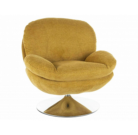 Forgó szék BRIGITTE BREGO, Curry 68/Króm