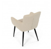 Jídelní židle, béžová, látka, DCH-P3146 CRM2