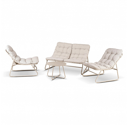 Zestaw Mebli Ogrodowych MEGARA Beżowy