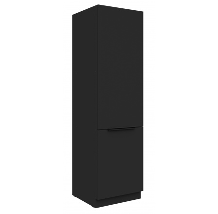 Kuchyňská skříň SIENA - 60 DK-210 2F, Černá mat/Černá mat