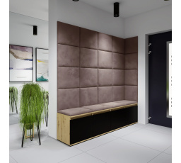 EMI 3 előszobafal, Trinity 06/Artisan+fekete