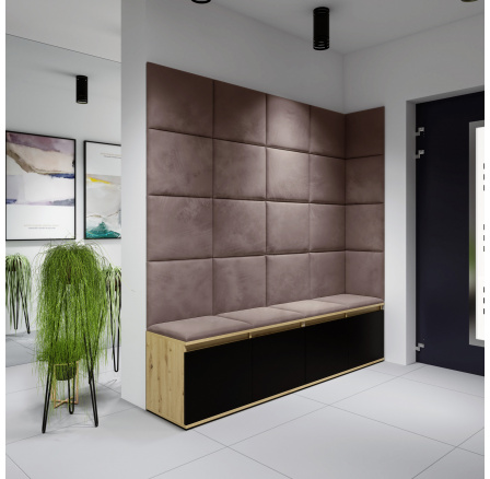 EMI 3 előszobafal, Trinity 06/Artisan+fekete