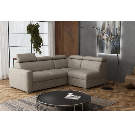 Sedací souprava Petrit VII pravá Aragon hnědošedá