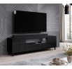 TV komód REJA, fényes fekete/fényes fekete