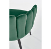 K410 szék, zöld bársony