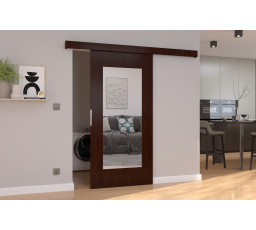 Falra szerelhető tolóajtó NELA 86 Wenge