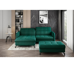 Narożnik Lorelle + Pouf Monolith 37 110x200 Left 1