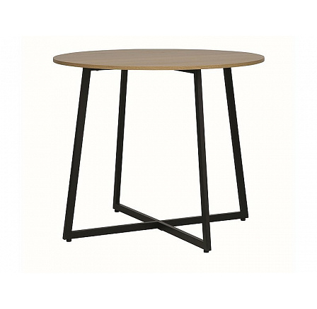 LUNA étkezőasztal, Tölgy/Fekete matt