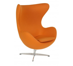 Tojás fotel narancssárga kasmír 11 Prémium