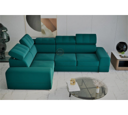 NAROŻNIK ROYAL II 280×210 - lewa , Odcienie turkusu
