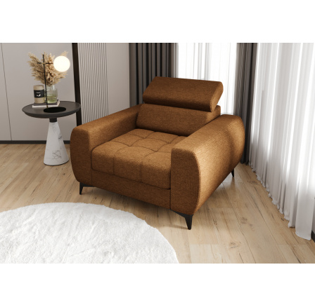 FOTEL PORTO 110 CM - Odcienie bursztynowego