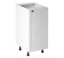 Konyhai alsó szekrény - PROWANSJA D40 - Jobb, Fehér/Andersen fenyő