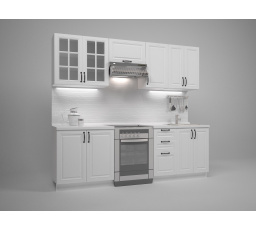 MICHELLA 240 konyhai szekrénysor, fehér