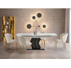 Étkezőasztal VINCENZO, fehér márvány
