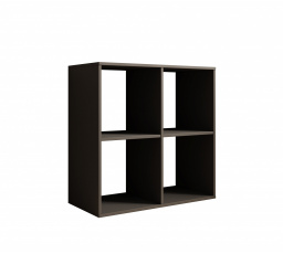 Lenti 2x2 Polc Szürke+Szürke