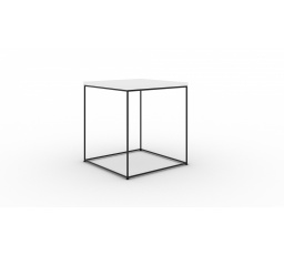 Adina dohányzóasztal Fekete+Fehér Fényes