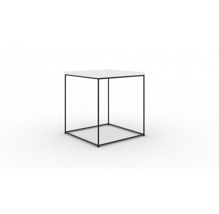 Adina dohányzóasztal Fekete+Fehér Fényes