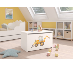 Játéktároló láda DARIA White+Digger