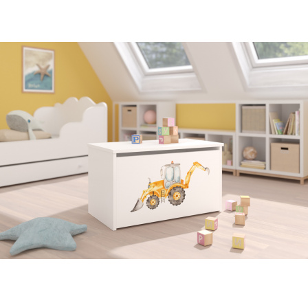 Játéktároló láda DARIA White+Digger
