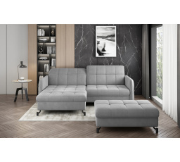 Narożnik Lorelle + Pouf Monolith 84 110x200 Left 1