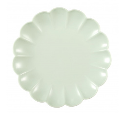 Iris desszerttányér 20,5 cm világoszöld