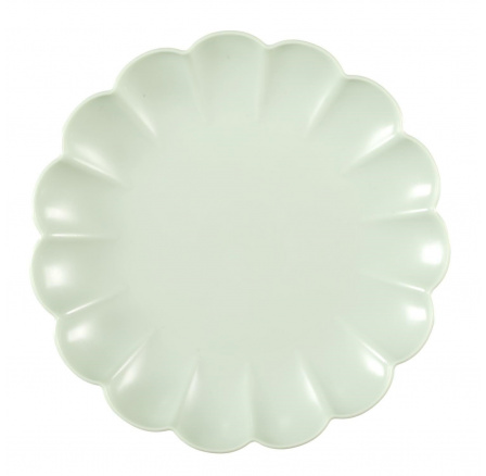 Iris desszerttányér 20,5 cm világoszöld