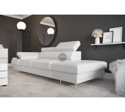 SOFA GALAXY II SZEZLONG 235 CM SKÓRA NATURALNA - Skóry naturalne - Wybierz swój kolor , Szezlong po prawej - prawa strona