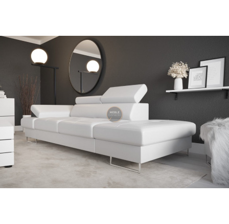 SOFA GALAXY II SZEZLONG 235 CM SKÓRA NATURALNA - Skóry naturalne - Wybierz swój kolor , Szezlong po prawej - prawa strona