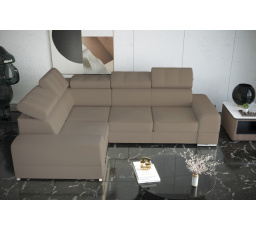 NAROŻNIK ROYAL II 210×280 SKÓRA NATURALNA (ODCIENIE CIEMNEGO BEŻU)- SZYBKA WYSYŁKA