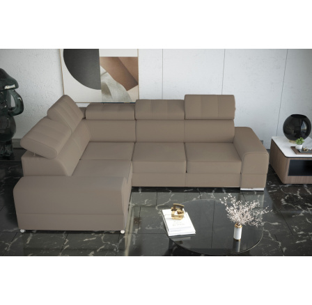 NAROŻNIK ROYAL II 210×280 SKÓRA NATURALNA (ODCIENIE CIEMNEGO BEŻU)- SZYBKA WYSYŁKA