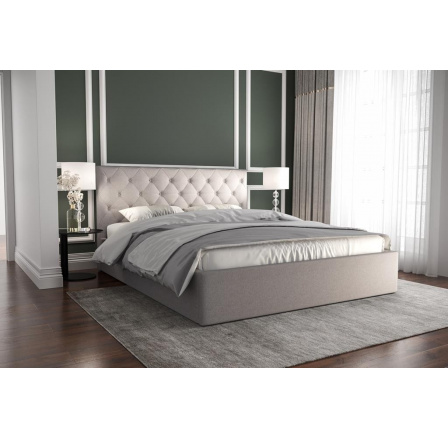 ŁÓŻKO PIER - 140x200 , Drewniany