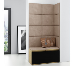 EMI 2 előszobafal, Trinity 04/Artisan + fekete