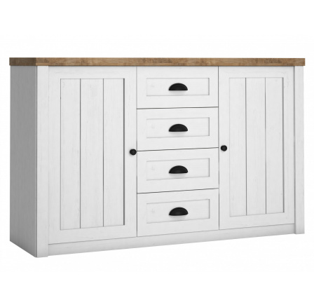 PROVENCE KOMÓD K4S, Andersen Fenyő + Lefkas Tölgy