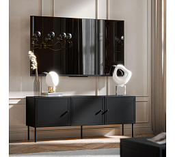 PALAZZO BIS 150 3D TV-szekrény, fekete