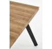 BERLIN étkezőasztal, Dió/Fekete