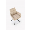 Forgó étkezőszék K536, Bézs/Fekete