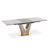 VALENTINO étkezőasztal, világos kőris/arany
