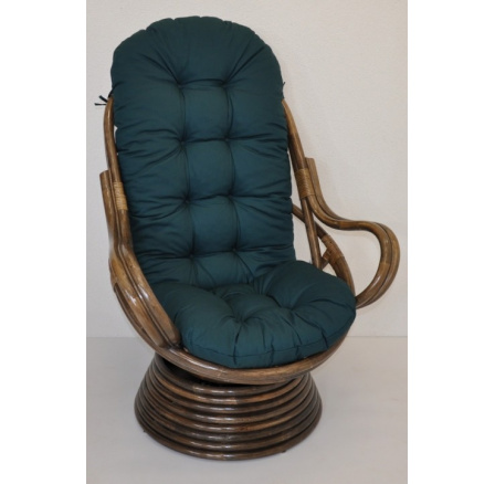 Polstr na křeslo Swivel zelený dralon