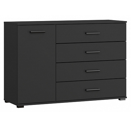 Frazio Komoda 120 Fekete+Fekete Frazio Komoda 120 Fekete+Fekete