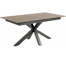 Heaven asztal 168/210 cm barna/fekete