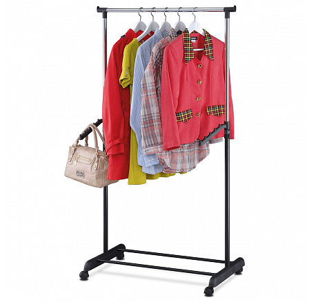 Stojan na šaty, kov, černá, ABD-1212 BK